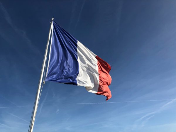 フランスの国旗　